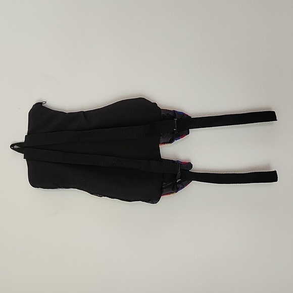 Owl backpack purse multicolor rainbow Belize kidcore clowncore - Picture 4 of 7